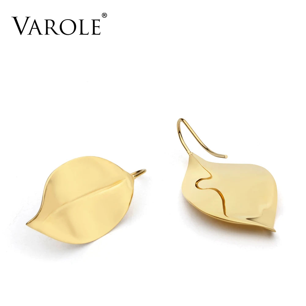 VAROLE Vintage Ohrringe in zeitloser Blattform