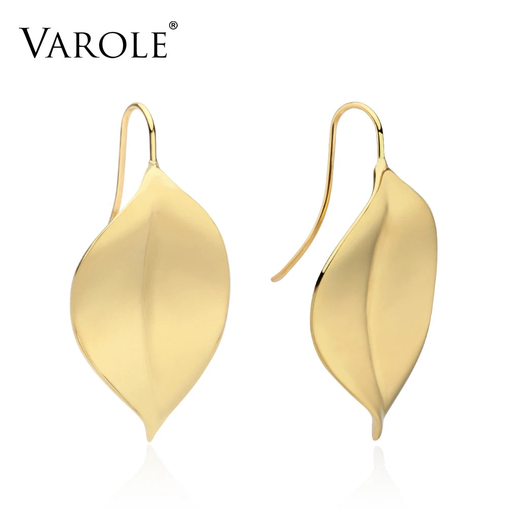 VAROLE Vintage Ohrringe in zeitloser Blattform