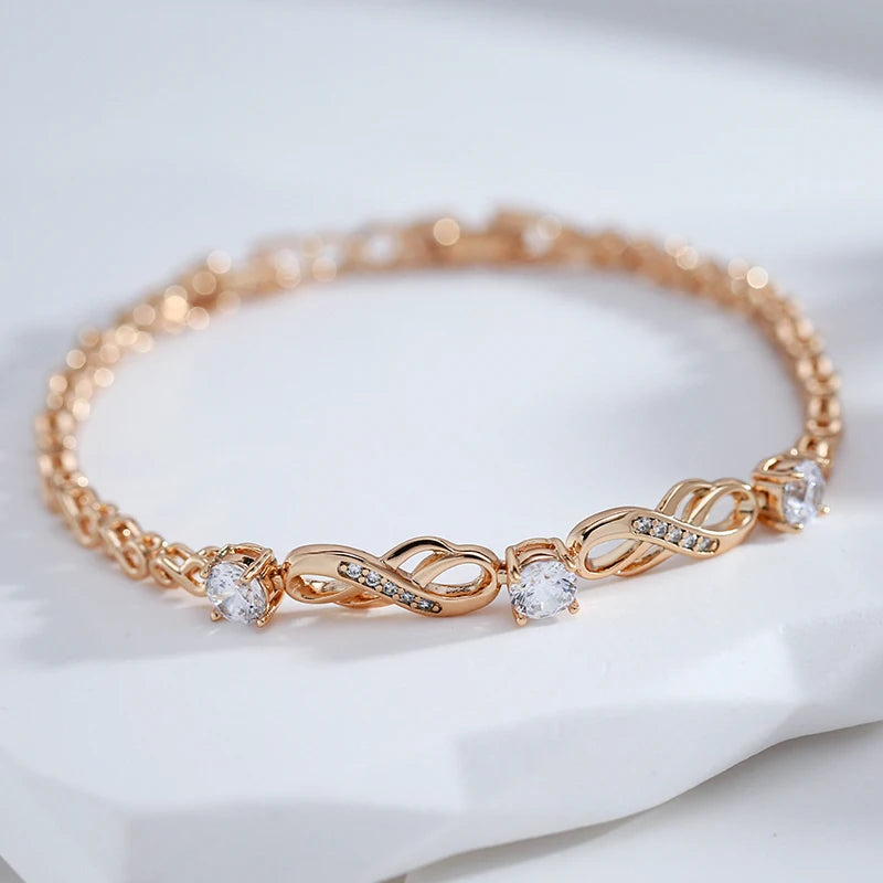 Modisches Armband mit Zirkonen für Damen
