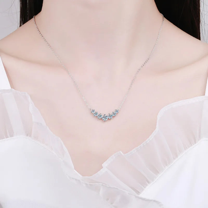 K.NOBSPIN Moissanite Halskette Damen