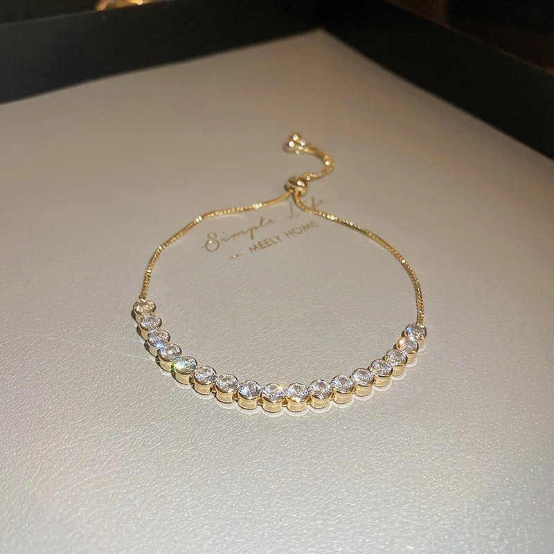Einstellbares Armband für Damen mit Strass
