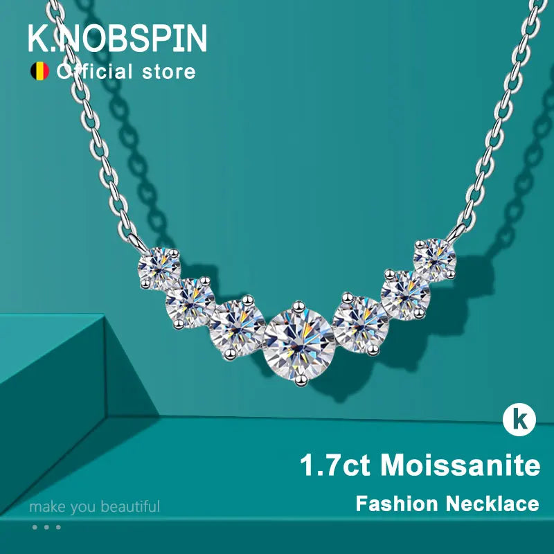 K.NOBSPIN Moissanite Halskette Damen