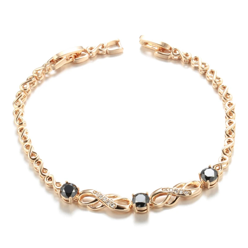 Modisches Armband mit Zirkonen für Damen